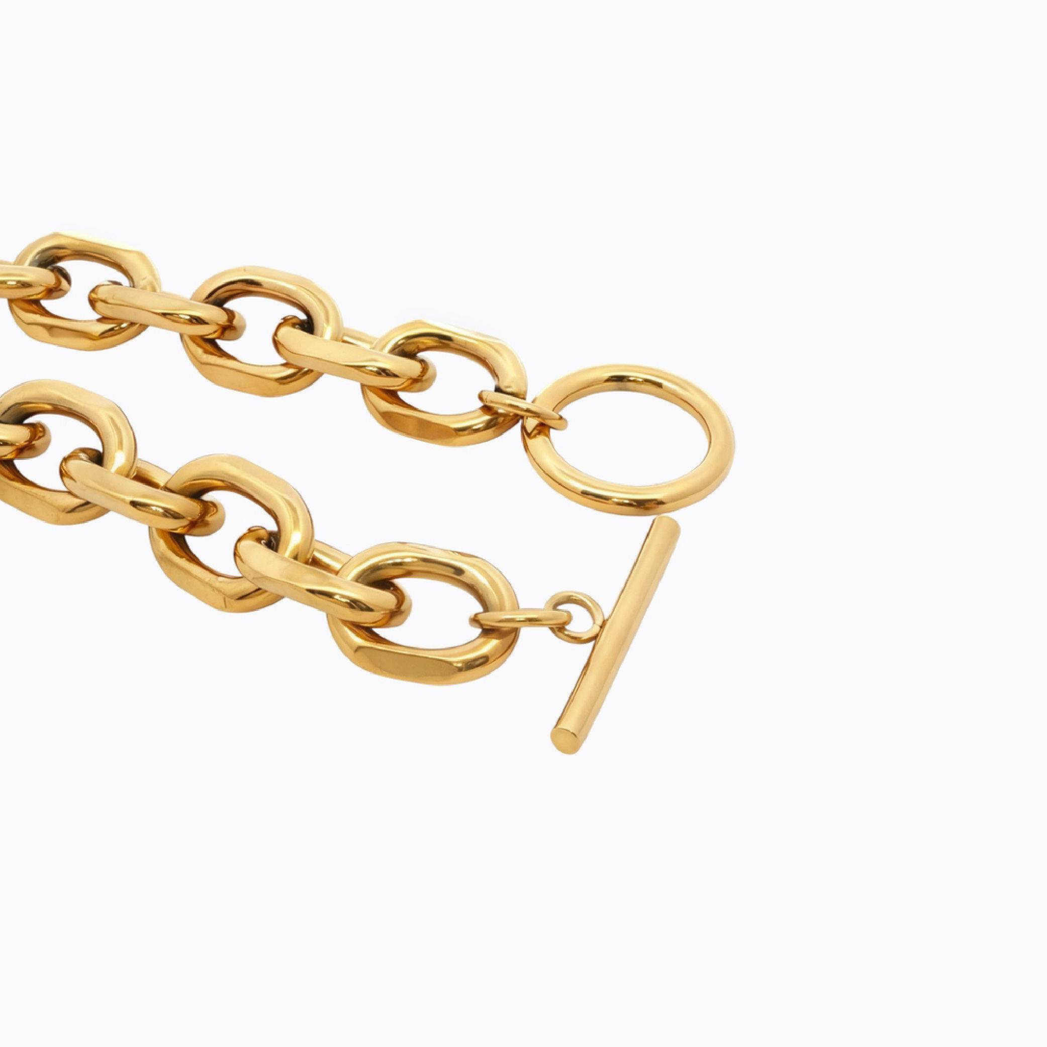 Volume & Vibe Toggle Necklace - Gold