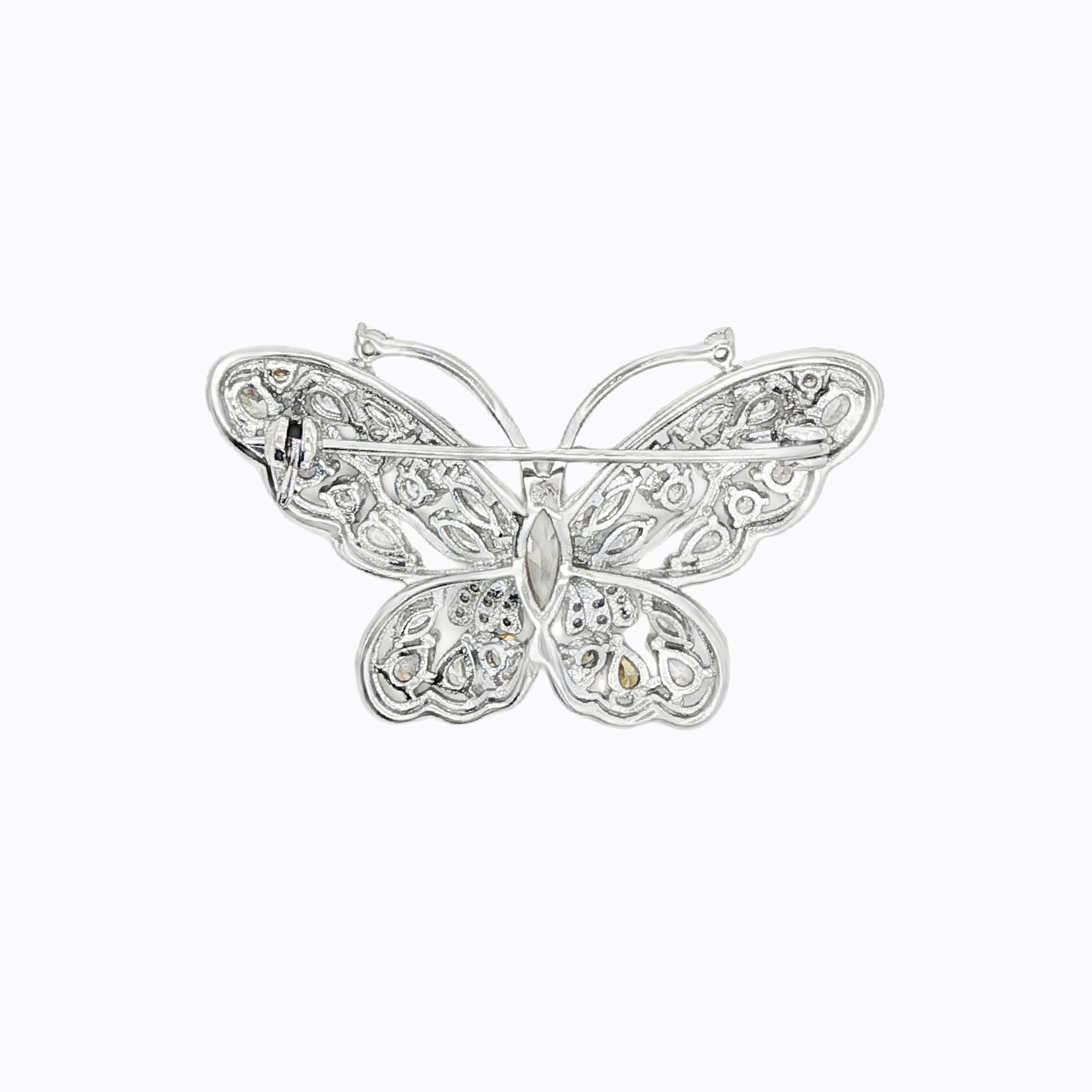 Butterfly Brooch - Yellow