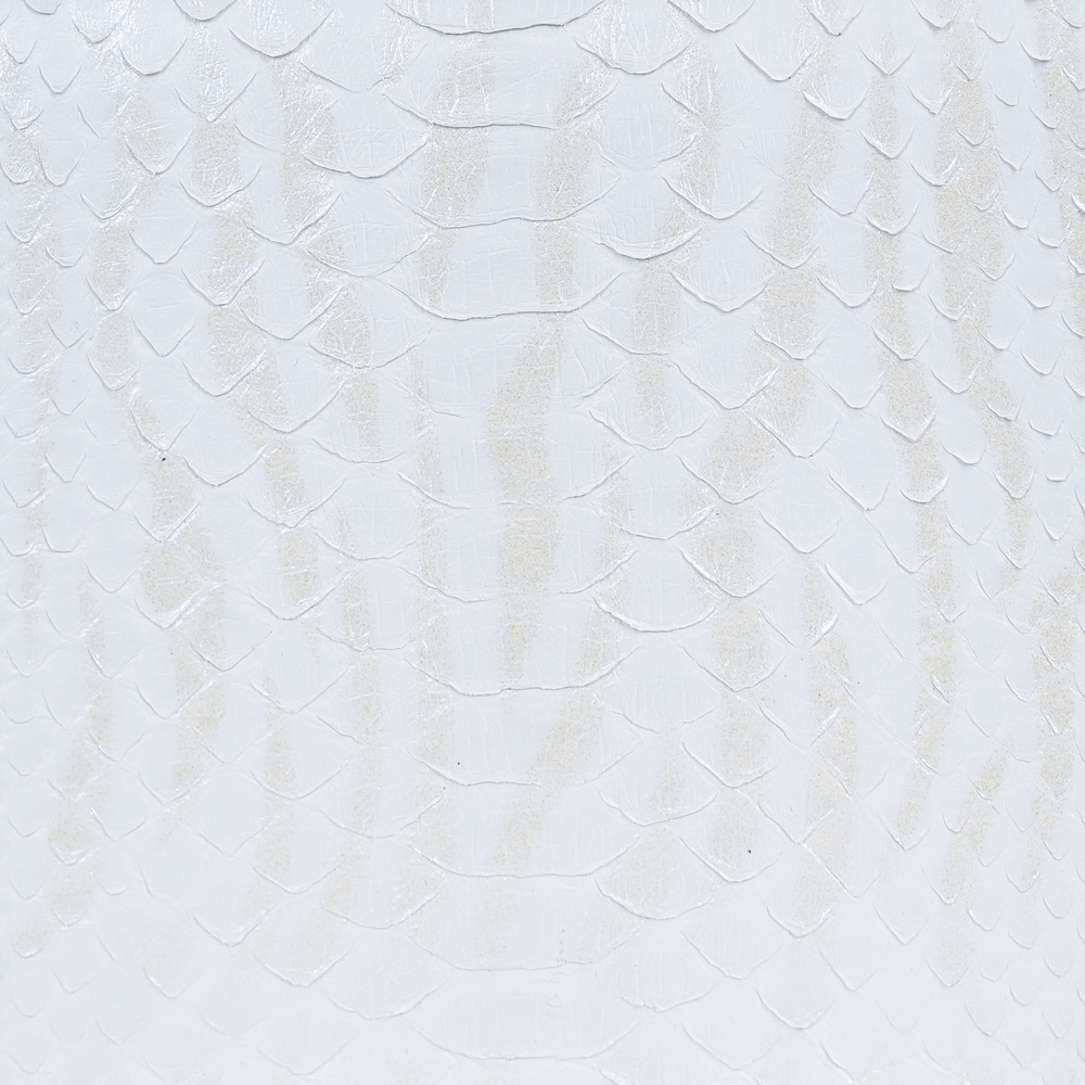 Horse handle Malayo Python Peticulatus Bags - white