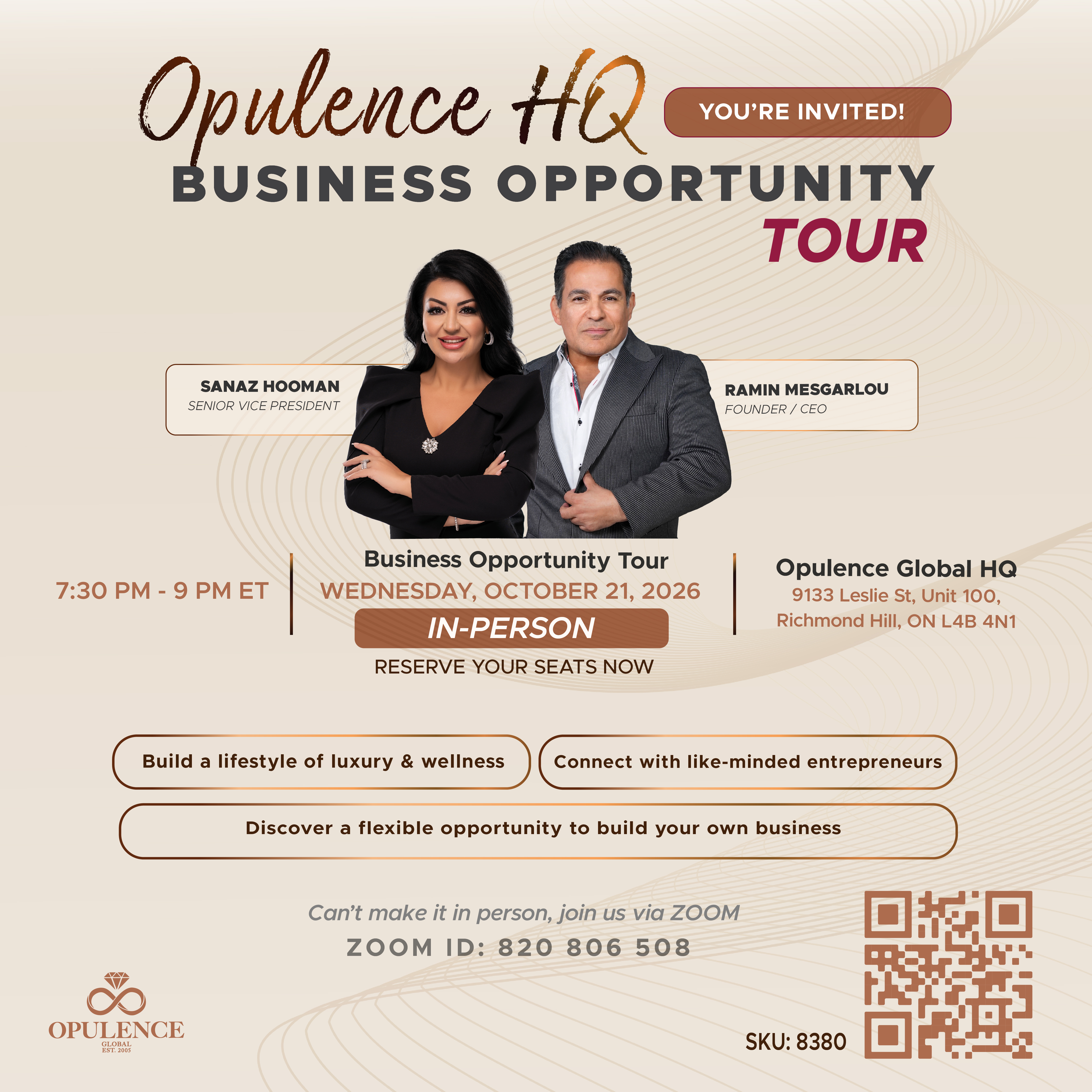 Opulence HQ Business Opportunity Tour