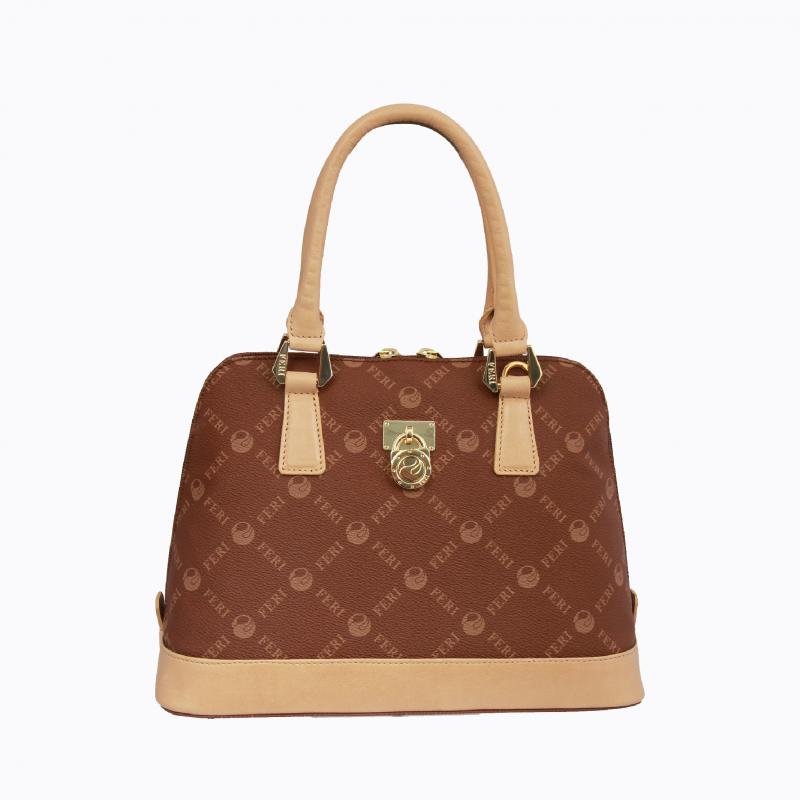 Janice Purse - Brown Monogram