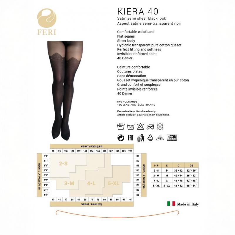 Kiera Hosiery - Black 40 thumbnail 7