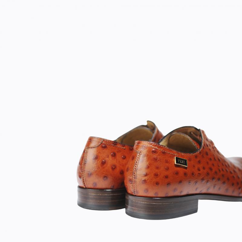 Marcus Shoes - Cognac Brown Croc Print thumbnail 4