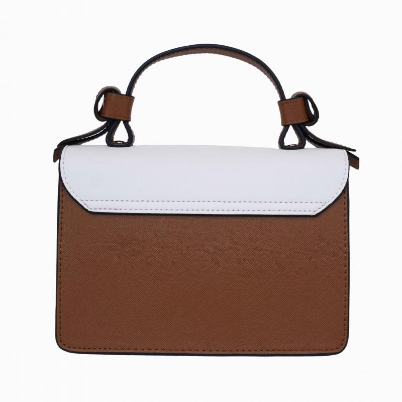 Dahlia Purse - White/Caramel  thumbnail 7