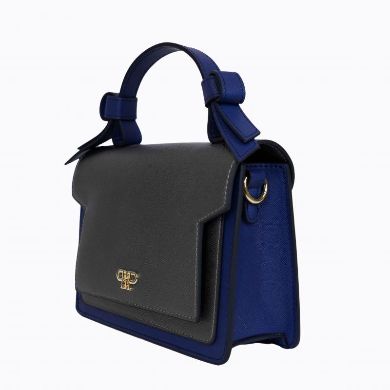 Dahlia Purse - Gunmetal/Indigo thumbnail 3