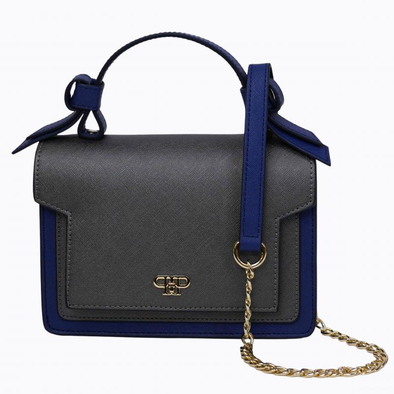 Dahlia Purse - Gunmetal/Indigo thumbnail 5