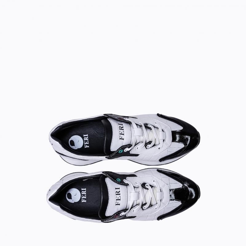 Flight Sneakers - White/Black thumbnail 3