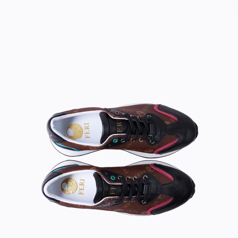 Flash Sneakers - Brown Monogram thumbnail 3