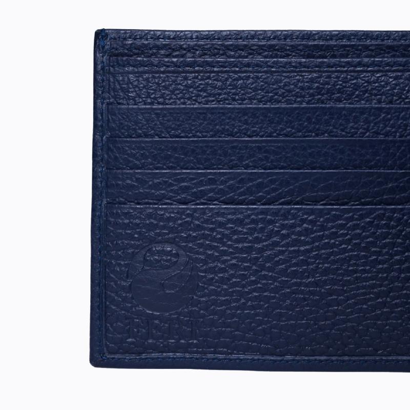 Matteo Bifold Wallet - Blue Pebbled thumbnail 3