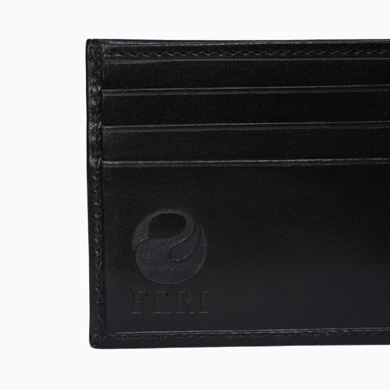 Matteo Slim Bifold Wallet - Black thumbnail 3