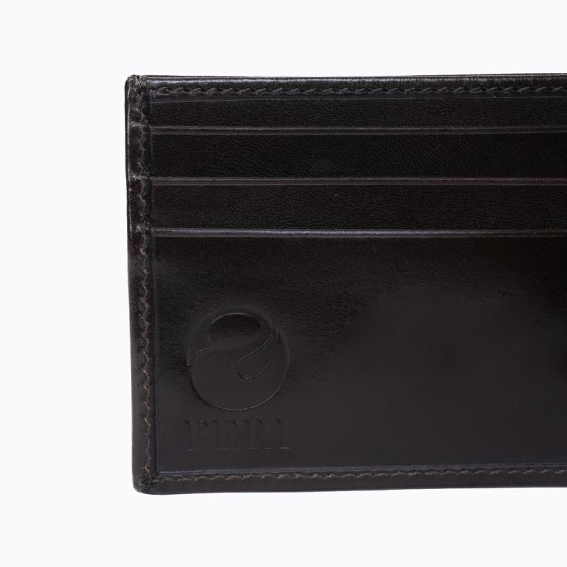 Matteo Slim Bifold Wallet - Brown thumbnail 3