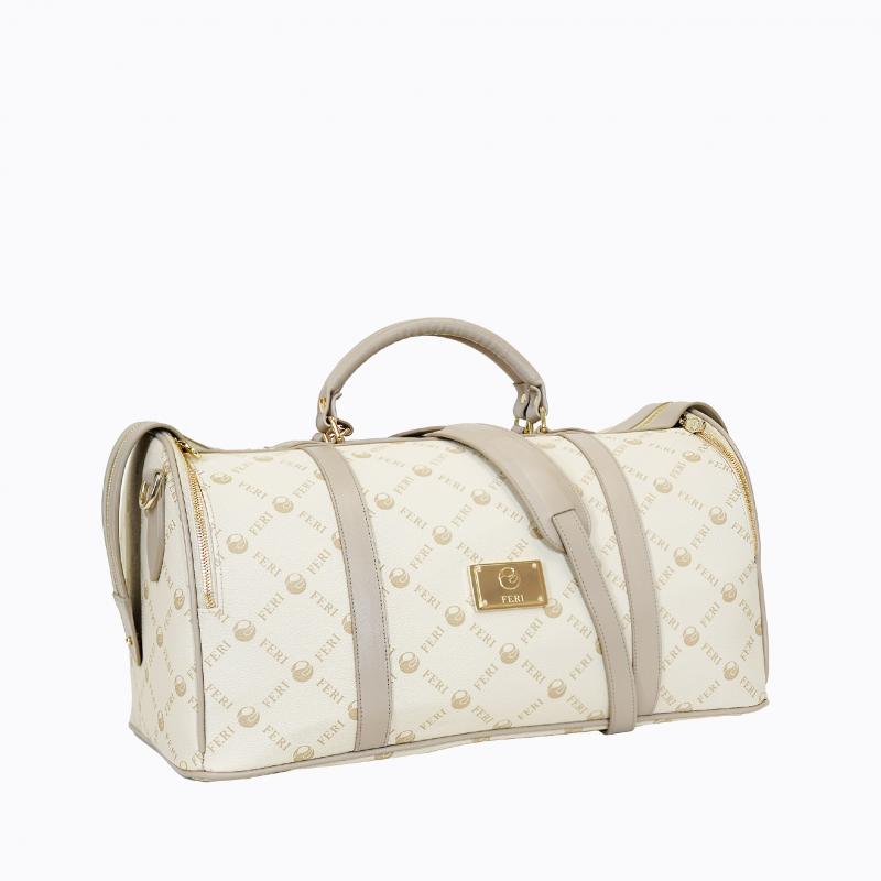Monogram Duffle Bag - Beige thumbnail 3