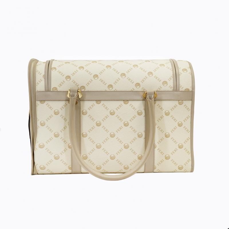 Monogram Dog Carrier Bag - Beige thumbnail 10