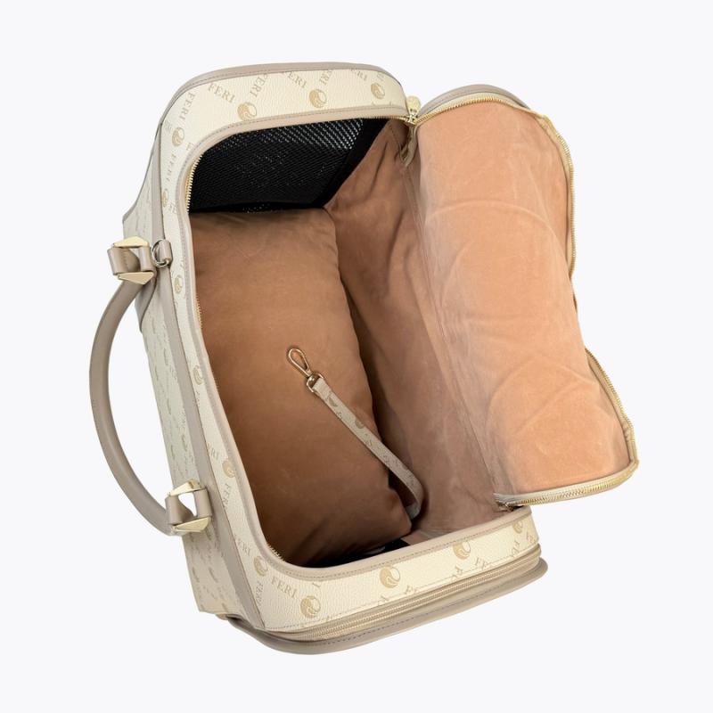 Monogram Dog Carrier Bag - Beige thumbnail 12