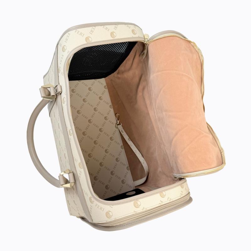 Monogram Dog Carrier Bag - Beige thumbnail 13