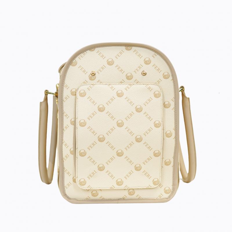 Monogram Dog Carrier Bag - Beige thumbnail 3