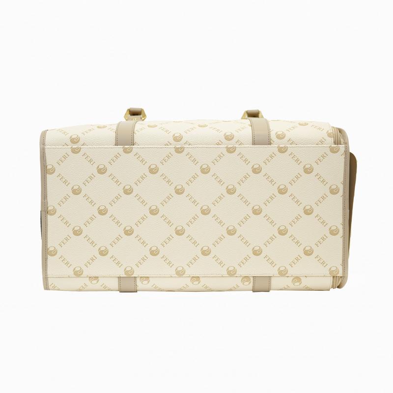Monogram Dog Carrier Bag - Beige thumbnail 5