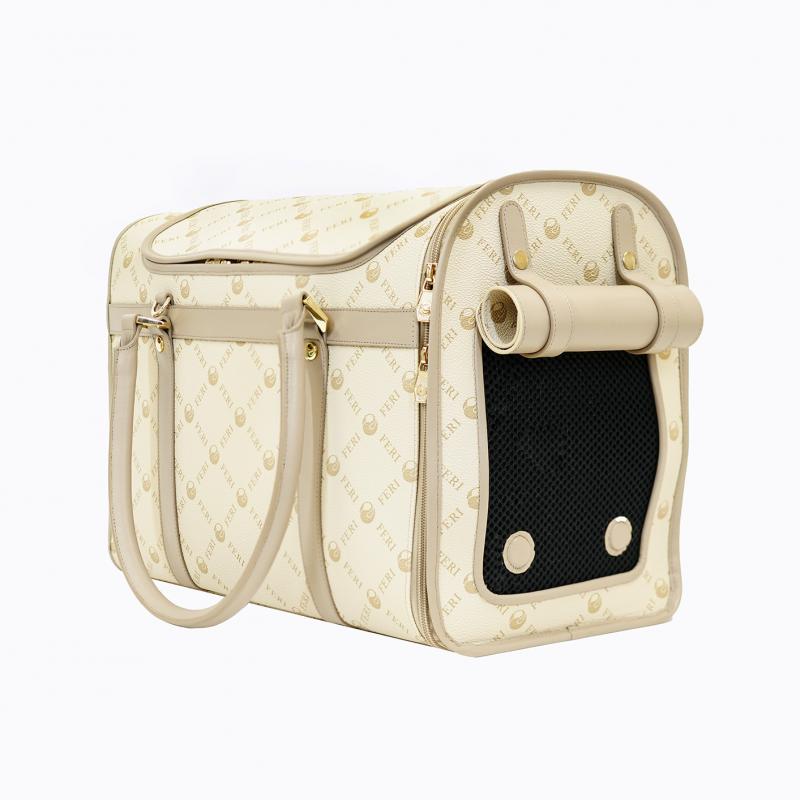 Monogram Dog Carrier Bag - Beige thumbnail 8