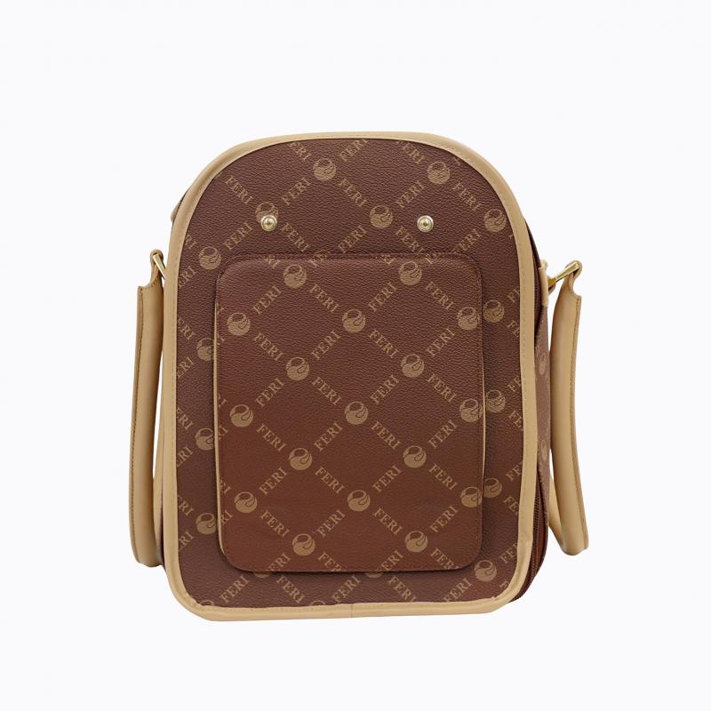 Monogram Dog Carrier Bag - Brown thumbnail 10