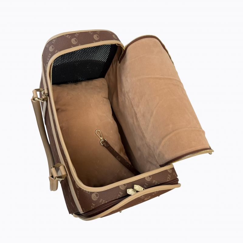 Monogram Dog Carrier Bag - Brown thumbnail 13