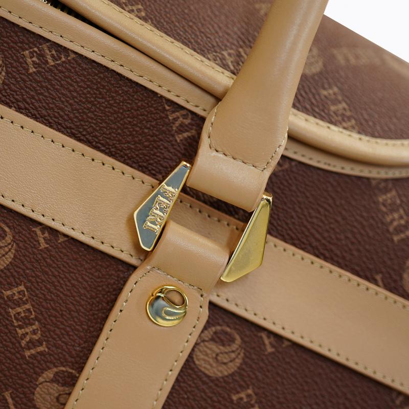 Monogram Dog Carrier Bag - Brown thumbnail 3
