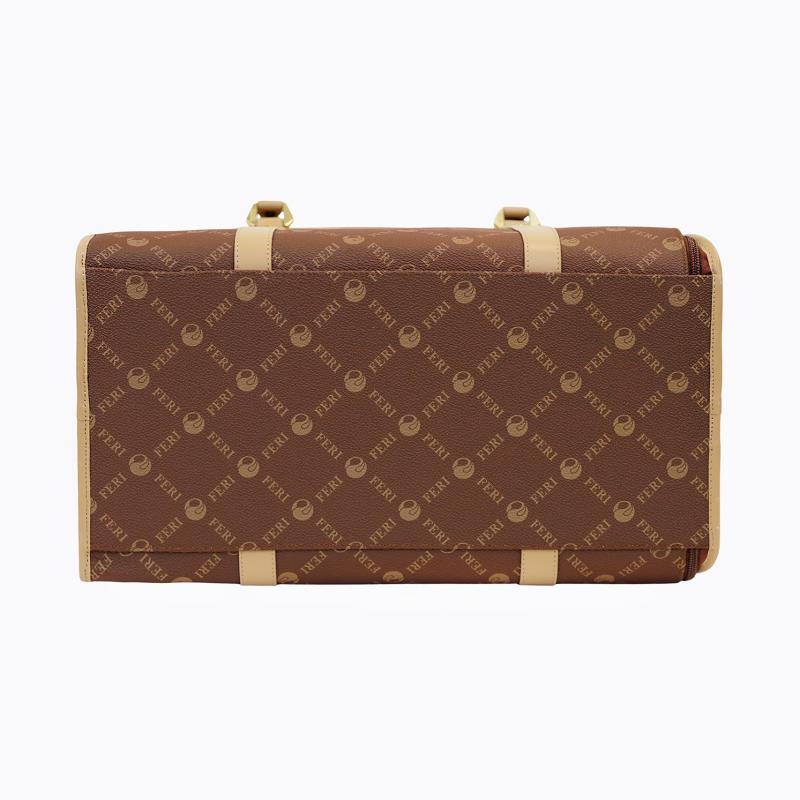 Monogram Dog Carrier Bag - Brown thumbnail 4