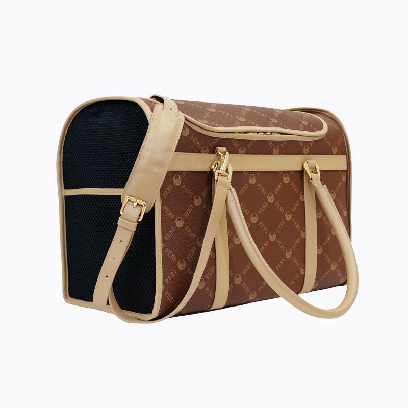 Monogram Dog Carrier Bag - Brown thumbnail 8