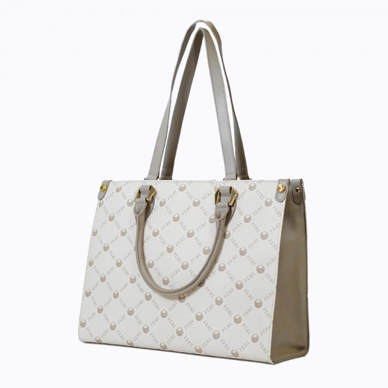 Folio Tote - Beige Monogram thumbnail 3