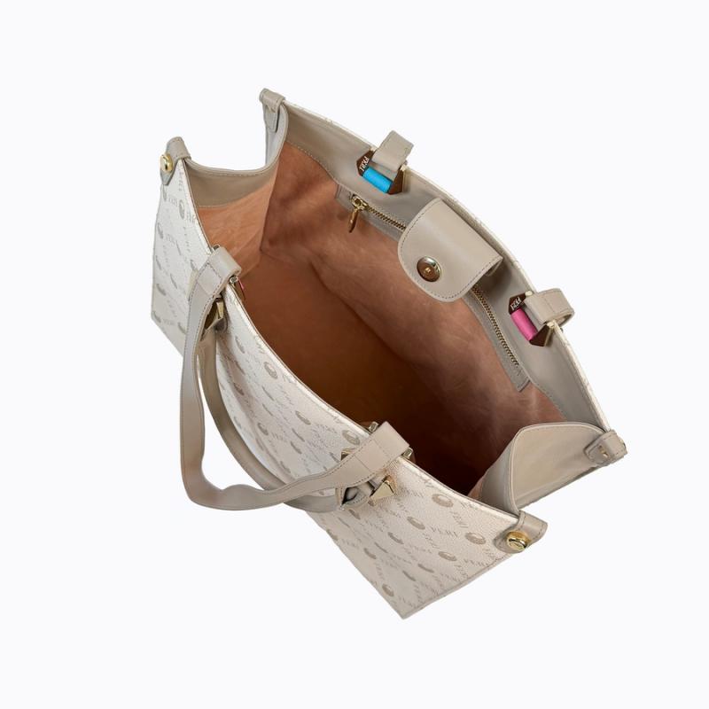 Folio Tote - Beige Monogram thumbnail 7