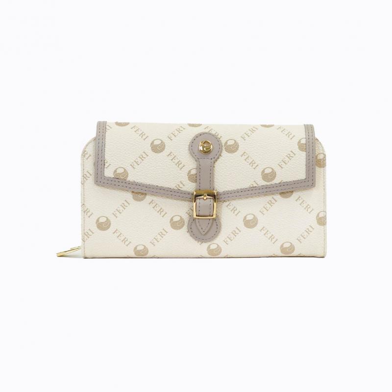 Classic Wallet On Chain - Beige Monogram thumbnail 8