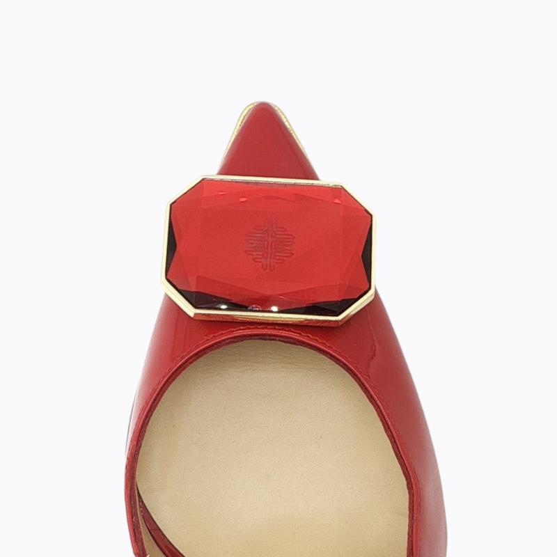 Swan Stiletto Heels - Red thumbnail 4