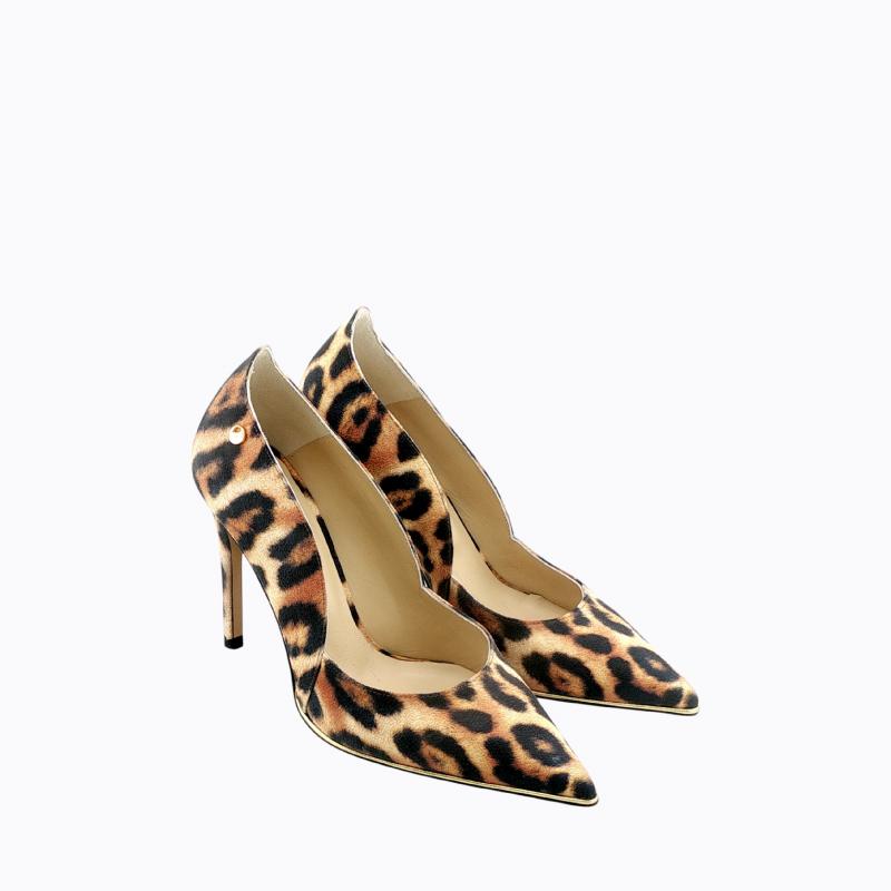 Swan Stiletto Heels - Leopard thumbnail 3