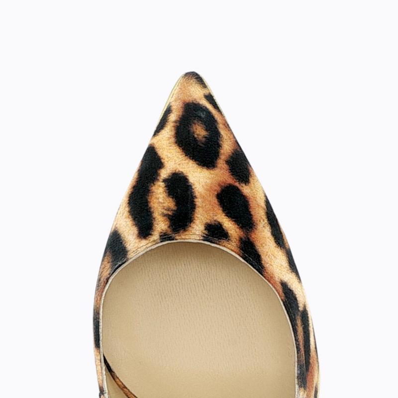 Swan Stiletto Heels - Leopard thumbnail 4