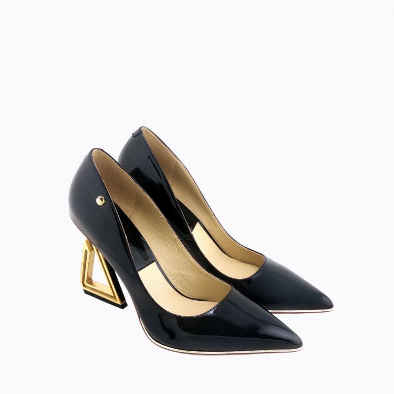 LEGACY COLLECTION - LADIES STILETTOS - BLACK  thumbnail 3