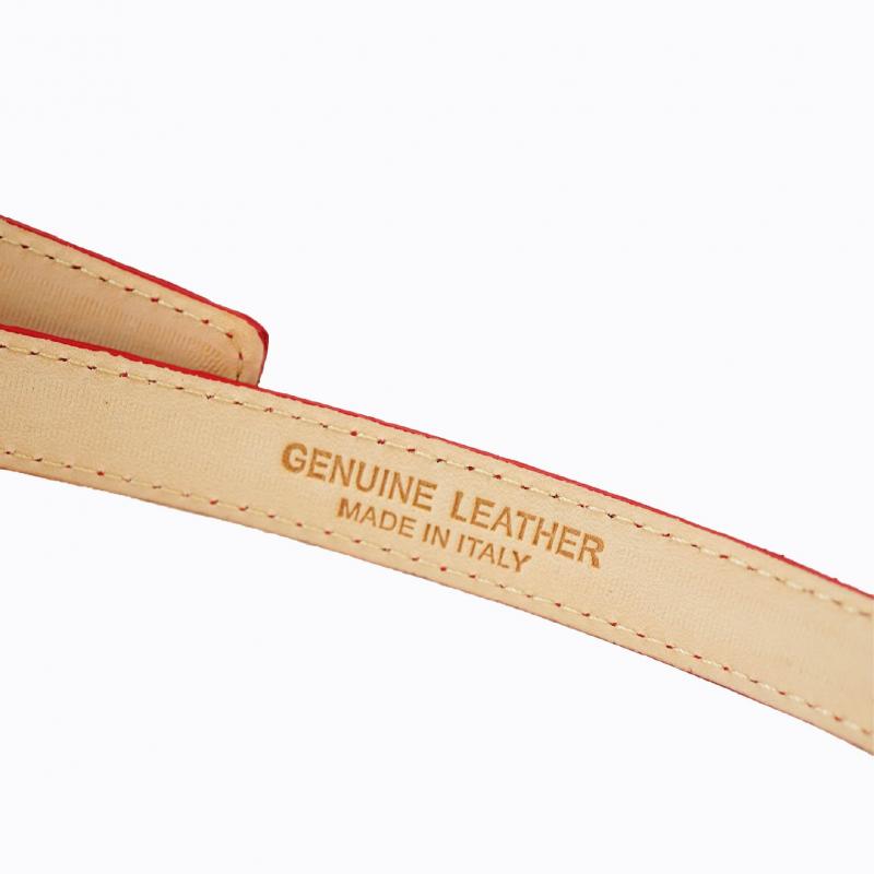 Starlet Slim Belt - Rouge Croco/Gold thumbnail 4