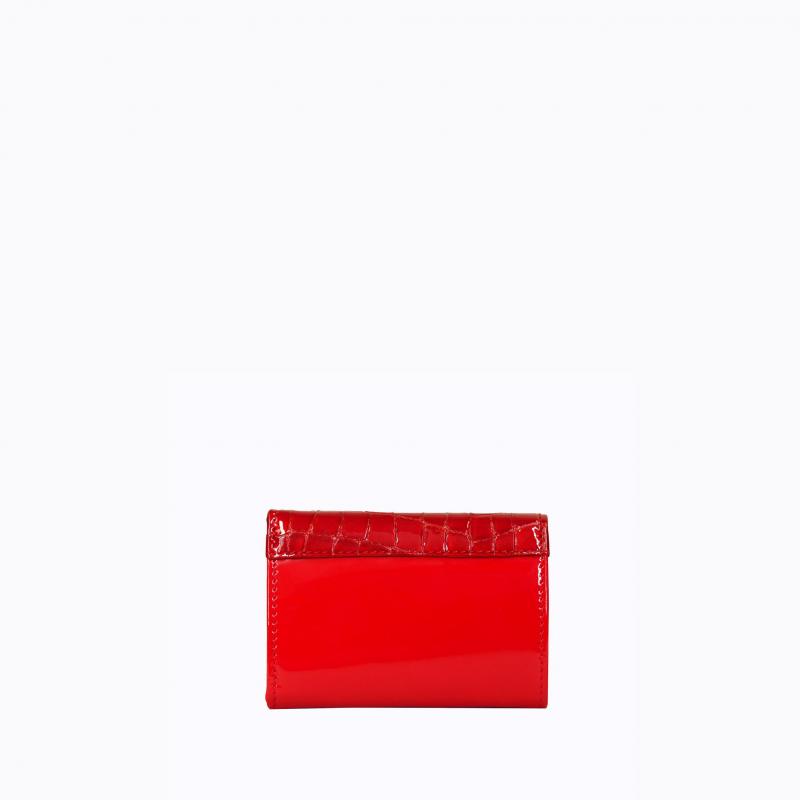 Starlet Vivid Compact Trifold Wallet - Red Croco thumbnail 4