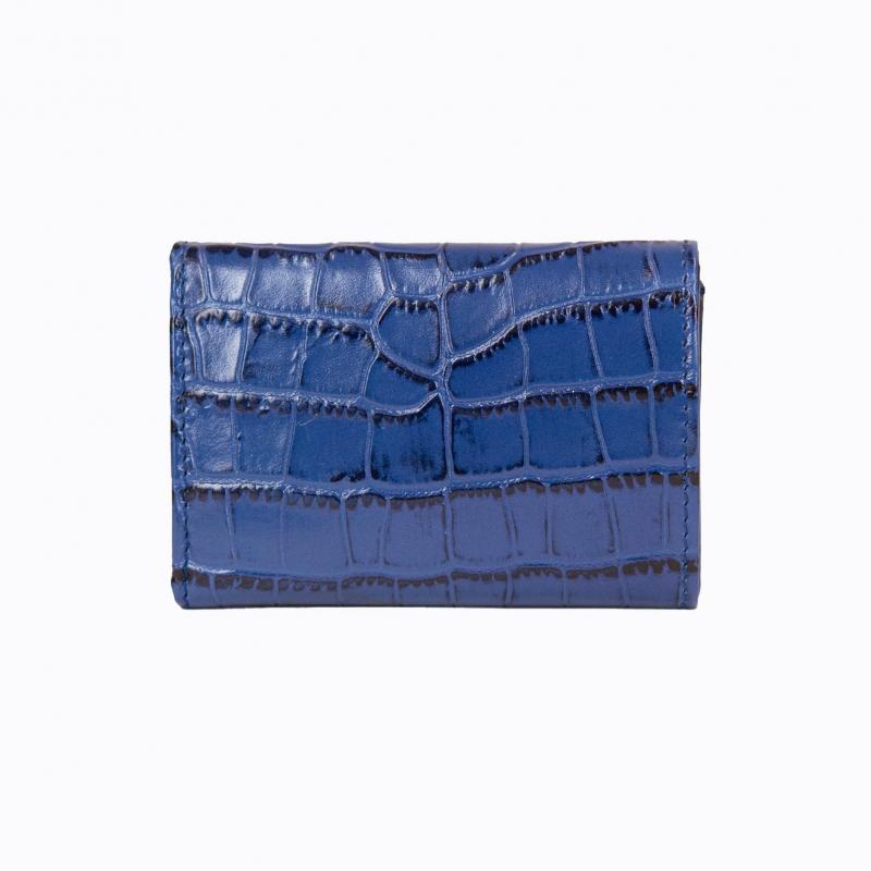 Starlet Vivid Compact Trifold Wallet - Sapphire Croco thumbnail 5