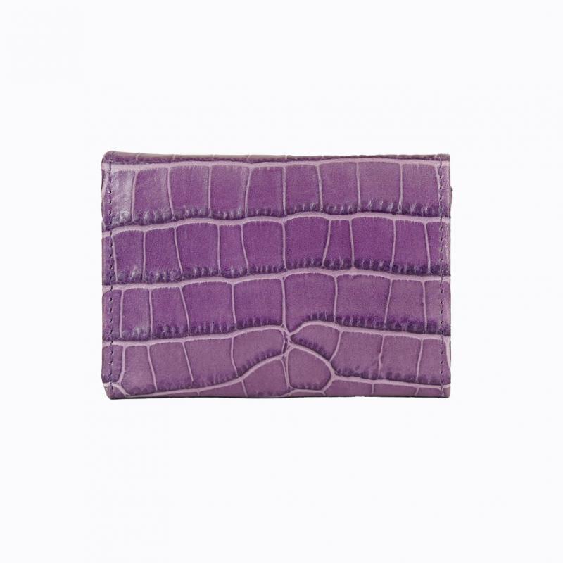 Starlet Vivid Compact Trifold Wallet - Lilac Croco thumbnail 5