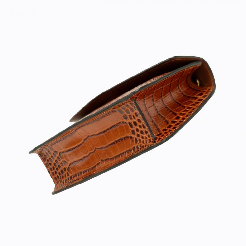 Starlet Vivid Clutch - Caramel Croco thumbnail 3