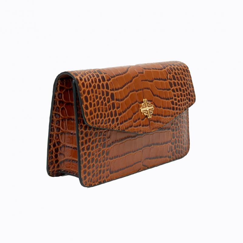 Starlet Vivid Clutch - Caramel Croco thumbnail 4