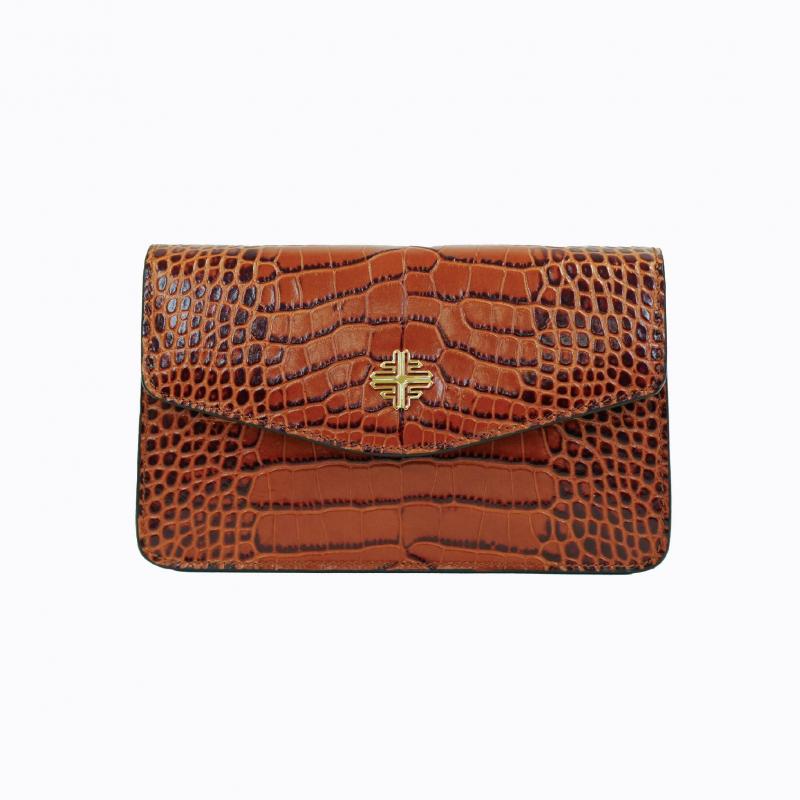Starlet Vivid Clutch - Caramel Croco thumbnail 6