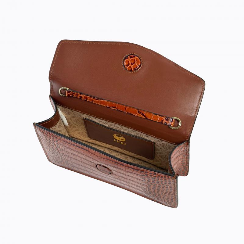 Starlet Vivid Clutch - Caramel Croco thumbnail 7