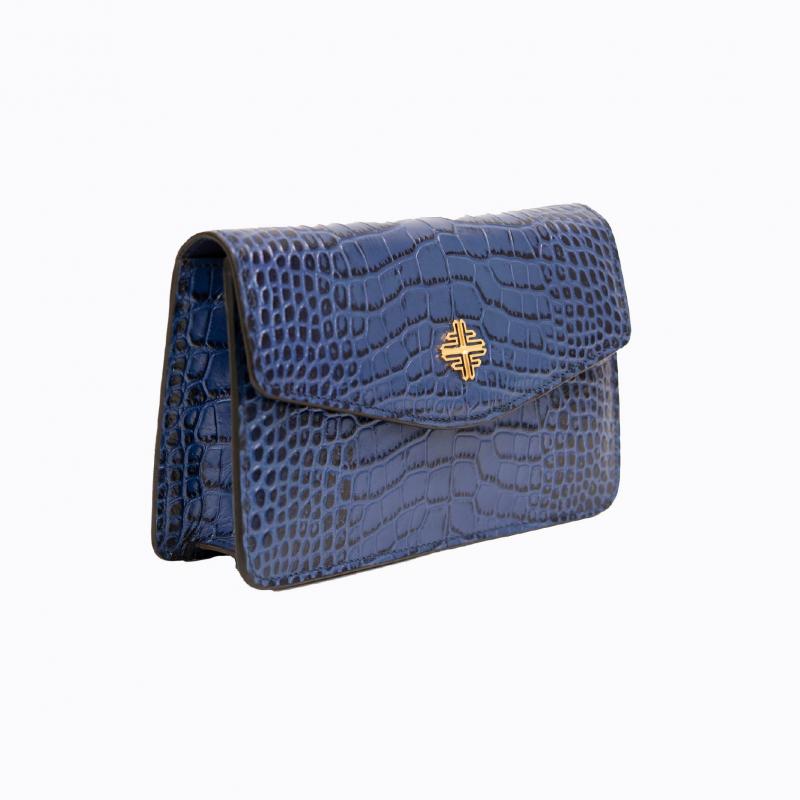 Starlet Vivid Clutch - Sapphire Croco thumbnail 3