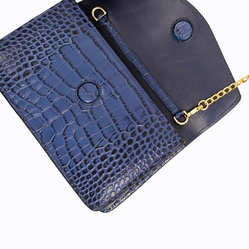 Starlet Vivid Clutch - Sapphire Croco thumbnail 5