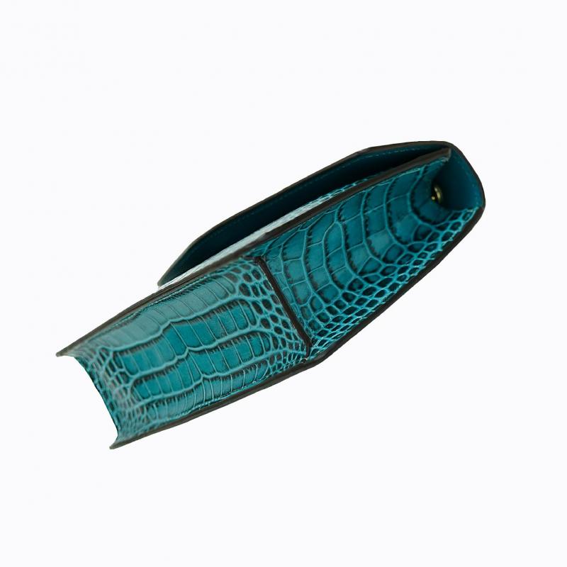 Starlet Vivid Clutch - Aqua Croco thumbnail 4