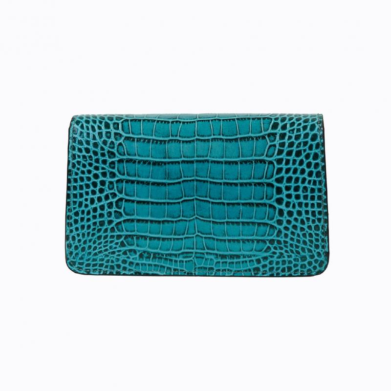Starlet Vivid Clutch - Aqua Croco thumbnail 8