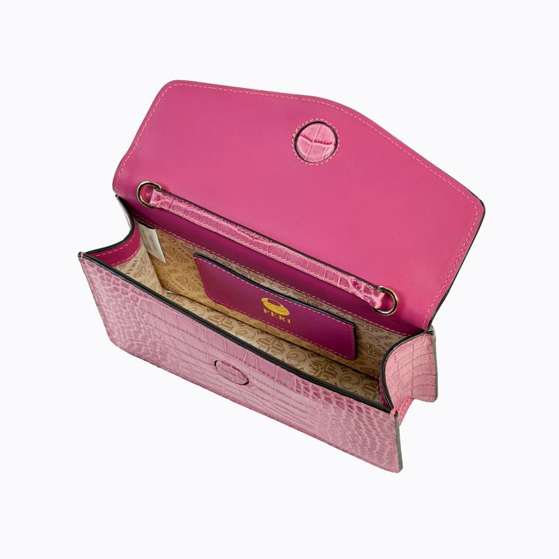Starlet Vivid Clutch - Fuchsia Croco thumbnail 5