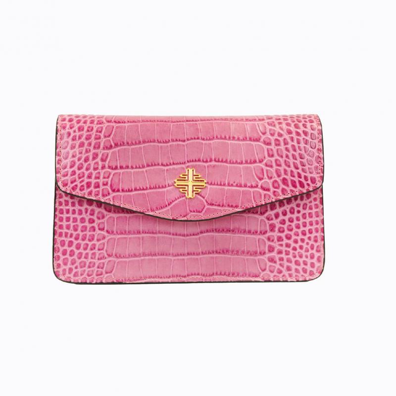 Starlet Vivid Clutch - Fuchsia Croco thumbnail 7