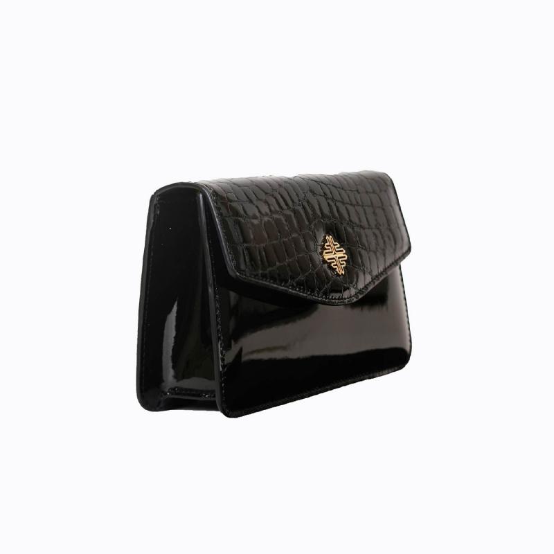 Starlet Clutch - Black Croco thumbnail 3