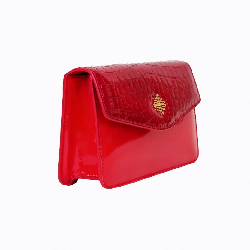Starlet Clutch - Red Croco thumbnail 3